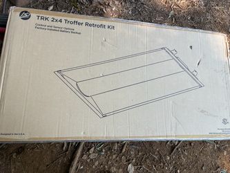 LED troffer light