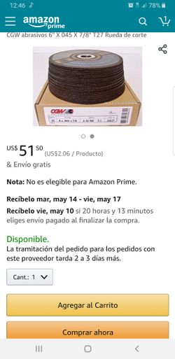 Disc to cut metal