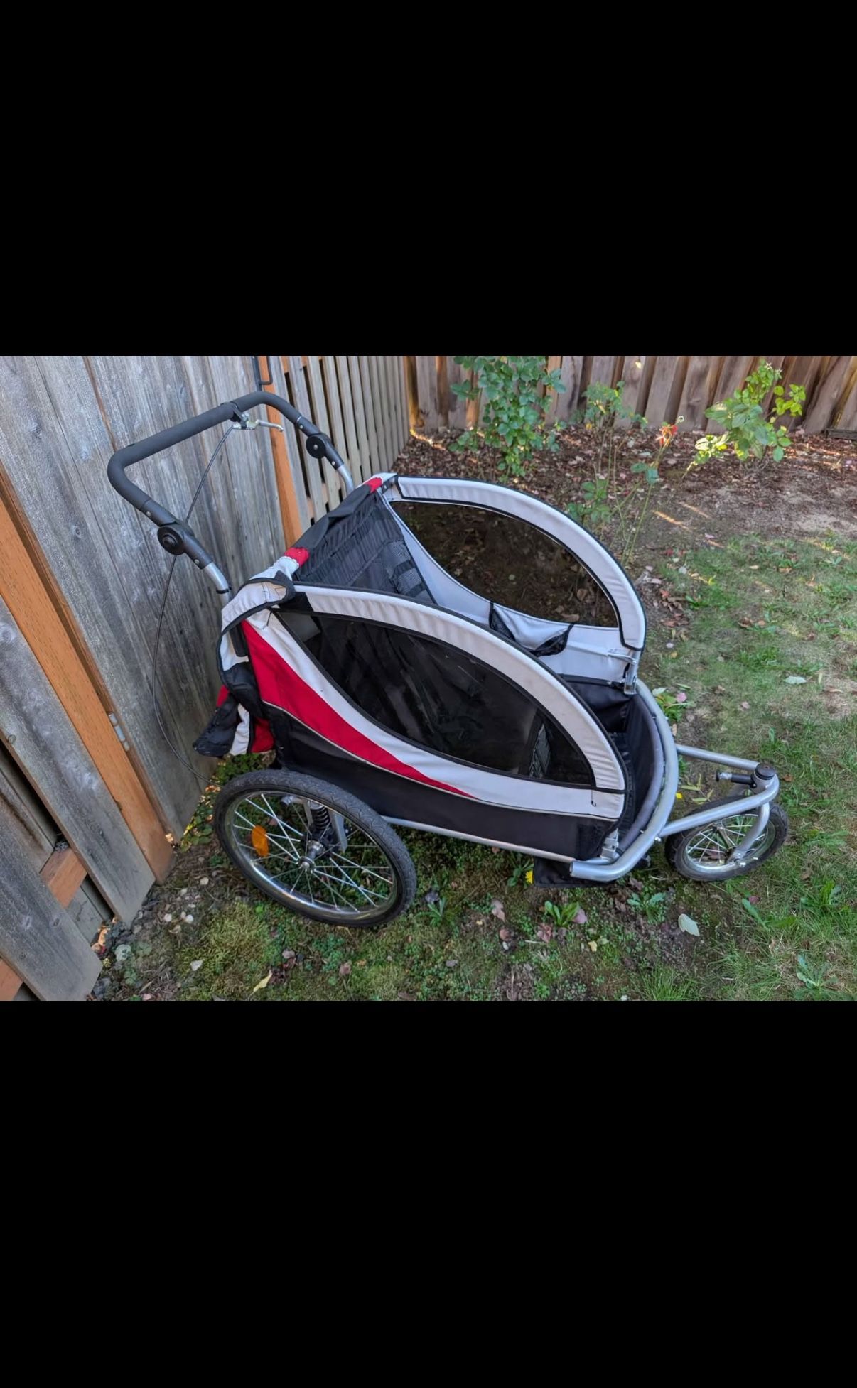 Kids Bike trailer/double stroller