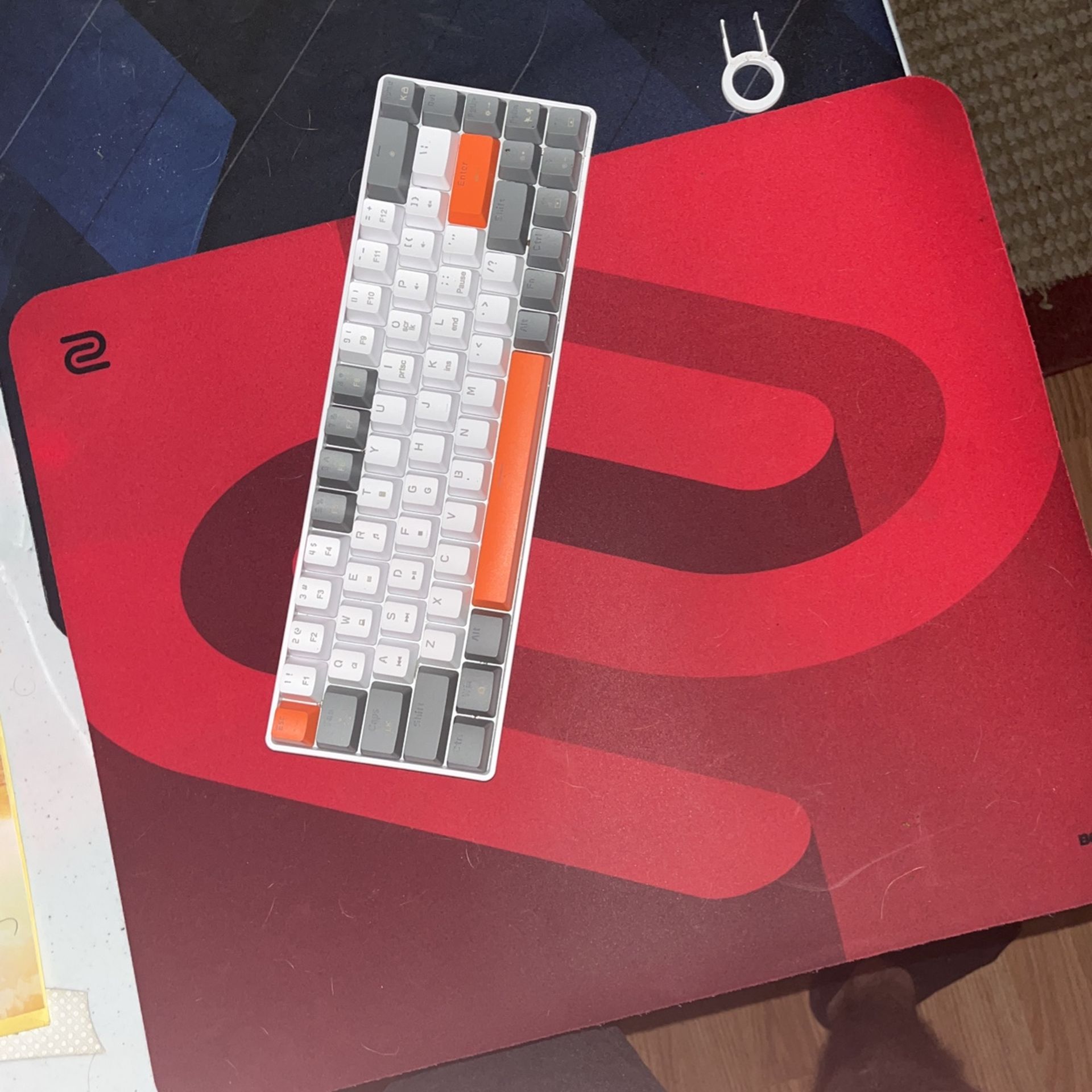 2 Zowie Mouse Pads + Keyboard