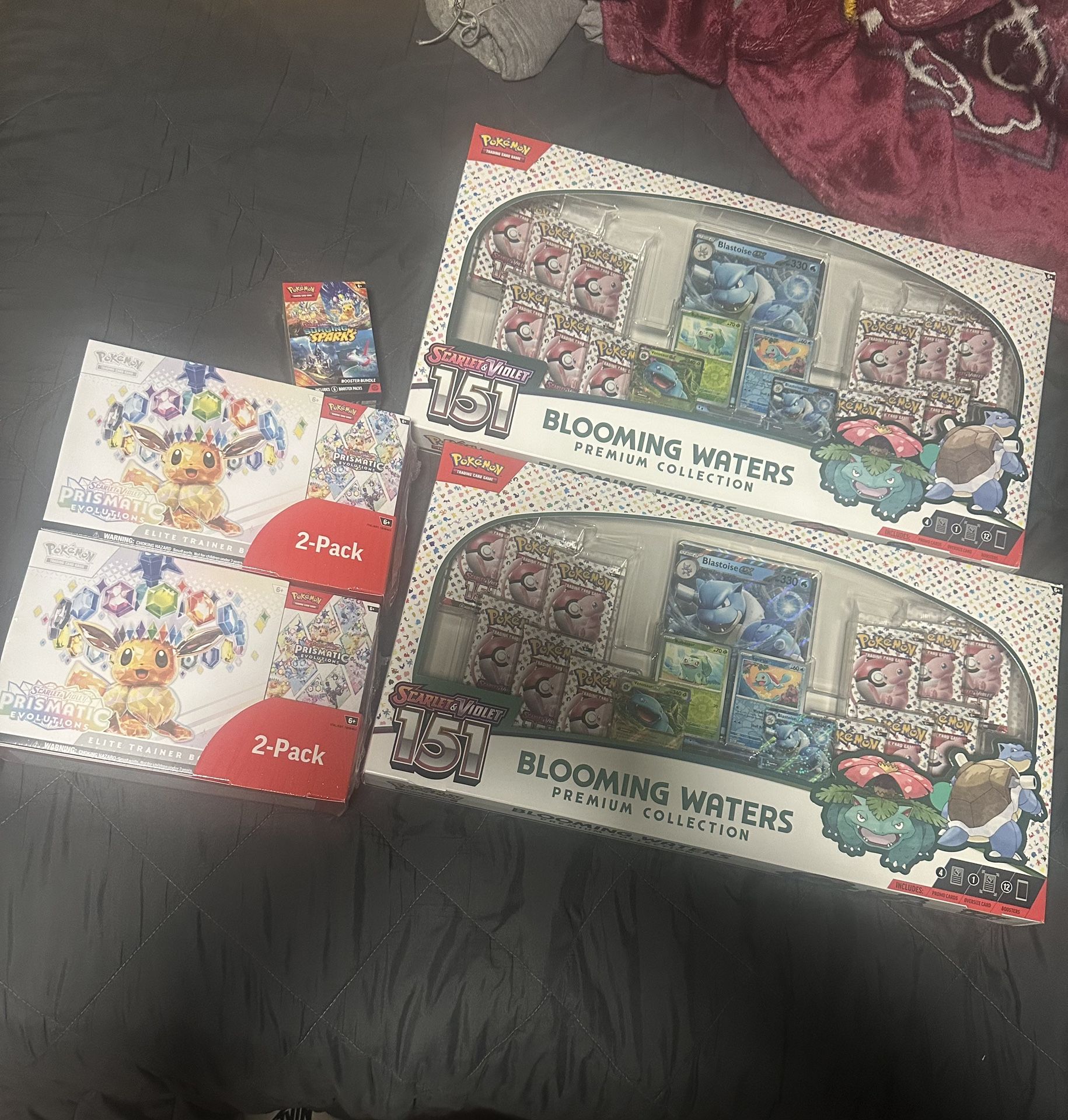 151, surging sparks, prismatic evolutions, pokemon cards