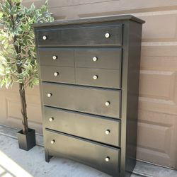 Black Tall Dresser 