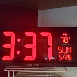 ACU*RITE digital Clock
