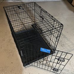 High Quality 30” Dog Kennel Crate Folds With 2 Doors