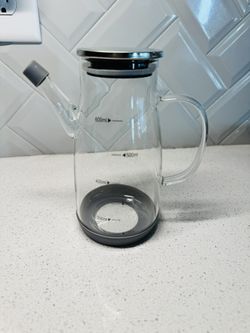 Glass Oil And Vinegar Dispenser Bottle