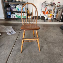 Old Style Wooden Bar Stool