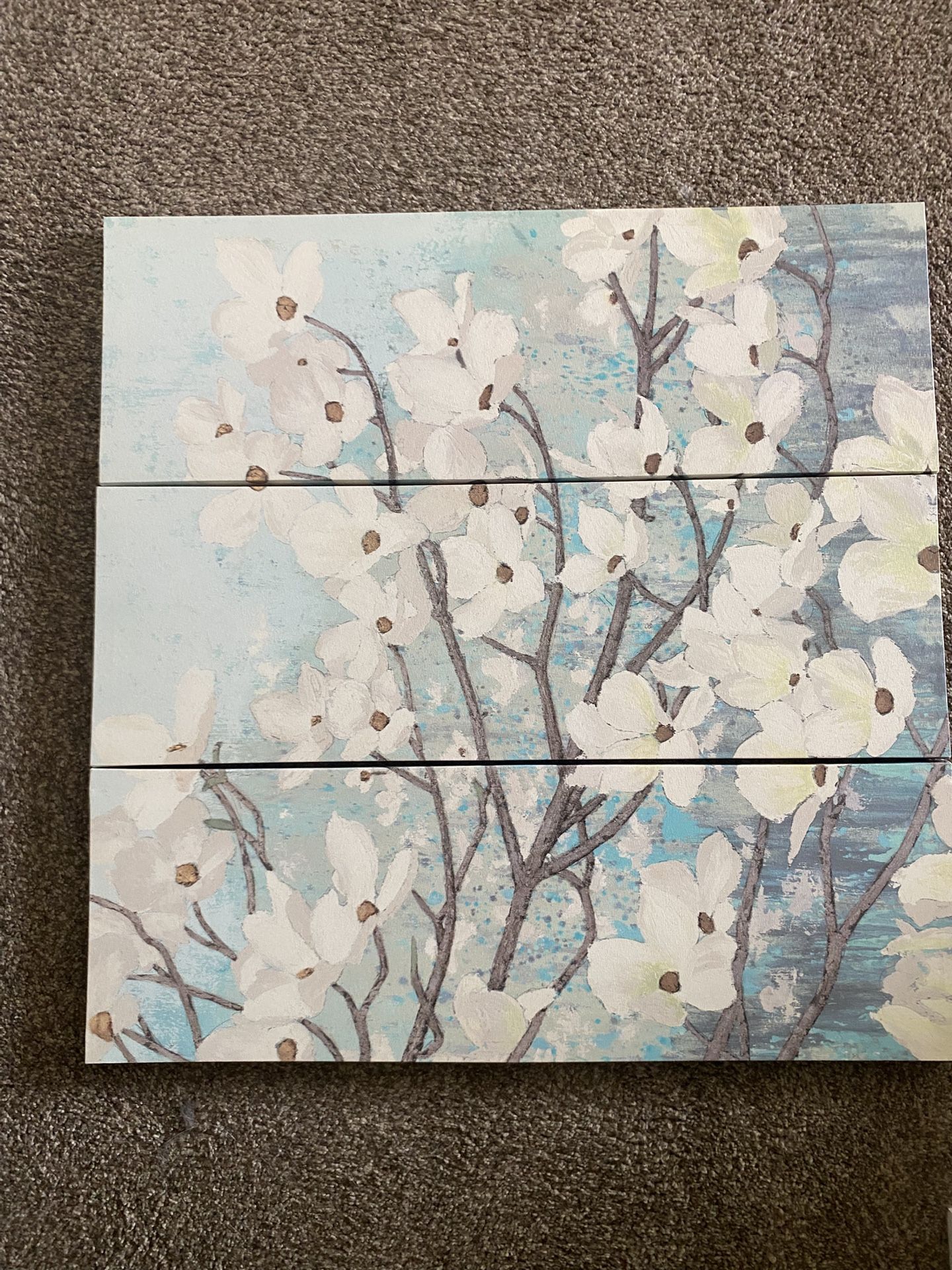 Dogwood Blossom Canvas Painting