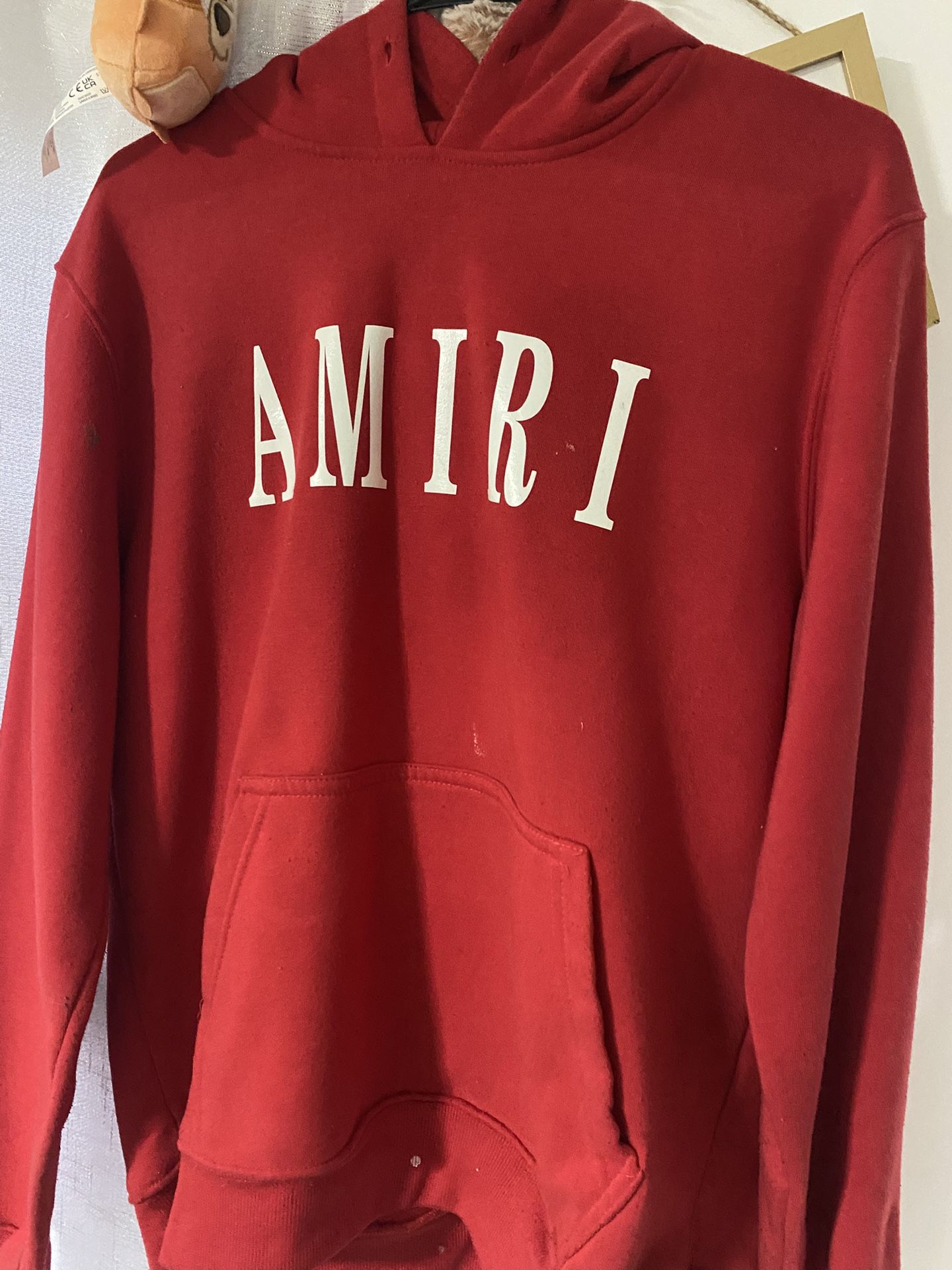 Amiri Red Hoddie