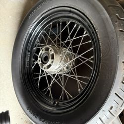  HD Street Bob Fxbb Spoke Wheels and Tires