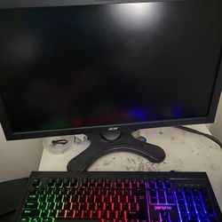 Hp Monitor & Computer With Camera 