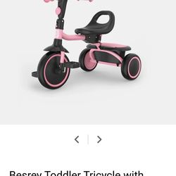 Brand New In Box Toddler Tricycle-Pink