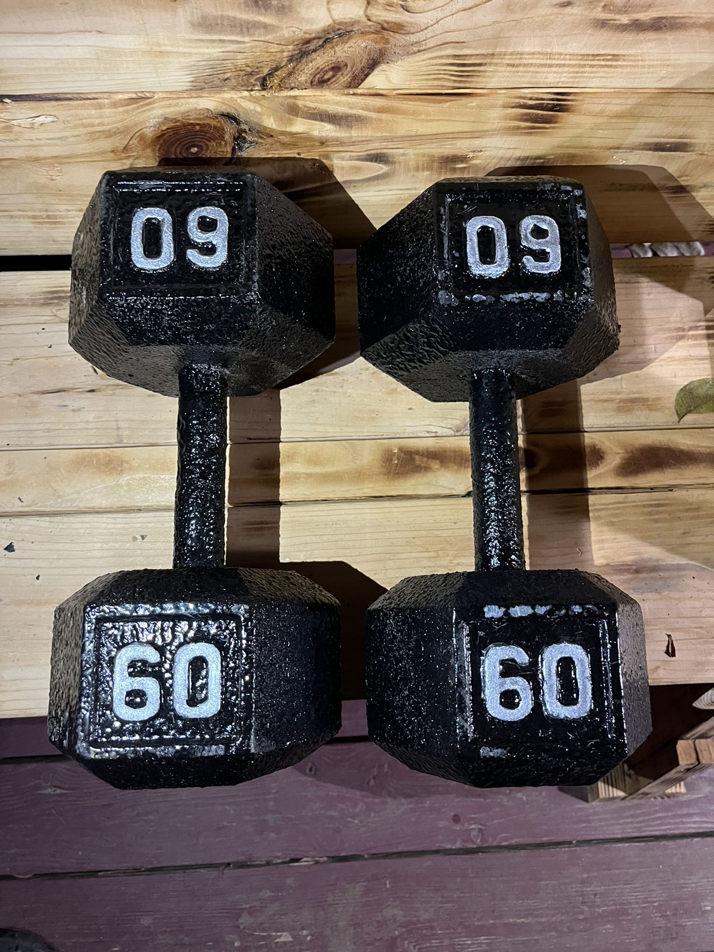 Dumbbells 60 lbs