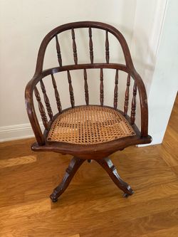 Antique desk chair