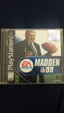 Madden 99 ps1 very good condition