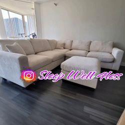 NEW SECTIONAL SOFAS with Ottoman