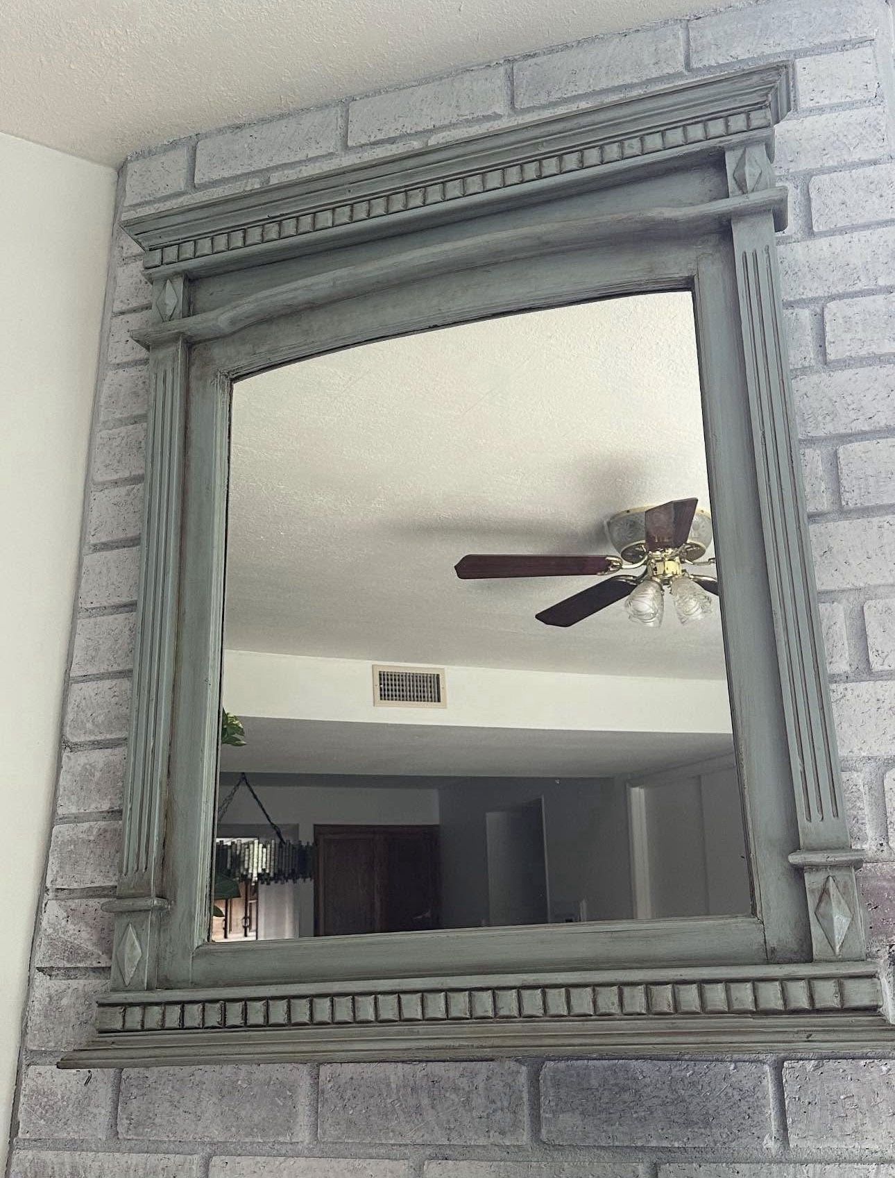 Sage green living room mirror/dining room mirror