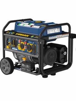 Firman Tri Fuel Portable Generator 7850/6300W Electric Start, Gas, CO Alert