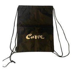 NWOT- CURVE Drawstring Backpack BLACK (ADJUSTABLE)