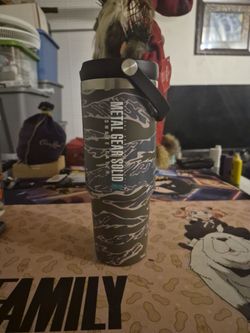 Metal Gear Solid Snake Eater Delta Komani Video Game Licensed Metal Thermos Mug