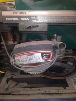 Radial saw craftman