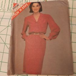 Ladies Classic Style Dress Pattern Multi Size