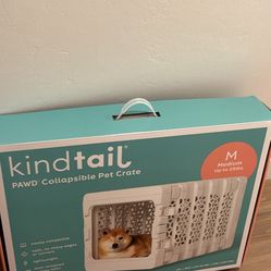 Kind tail Dog Crate-Medium-NIB