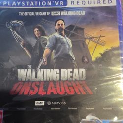 The WALKING DEAD< ONSLAOGHT VR VERTUAL REALITY GAME FOR THE PLAYSTATION4