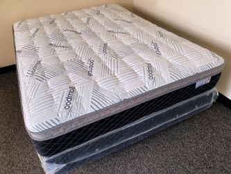 Queen Oasis Thermal Comfort Europillow Top 12inch Mattress