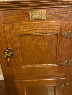Belwood Antique Oak Ice Box