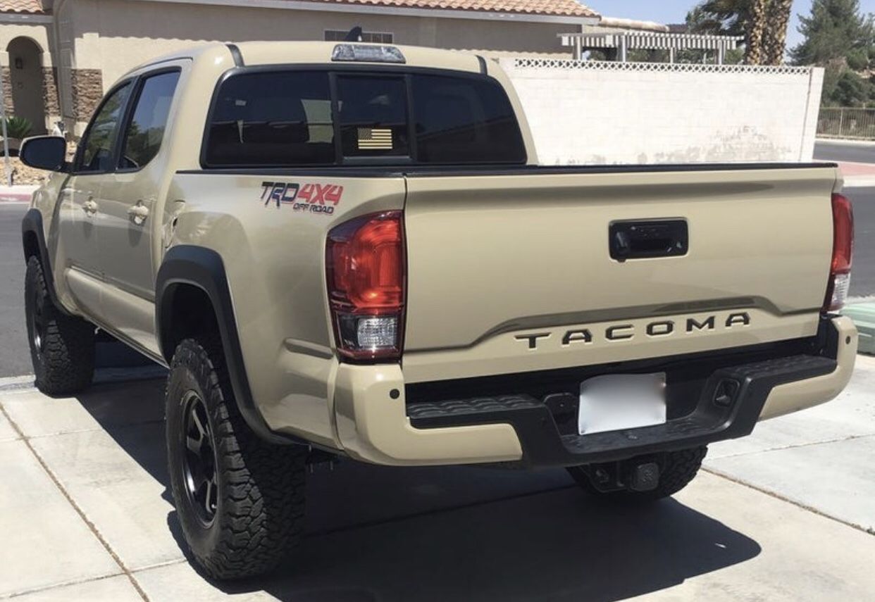 Toyota Tacoma Tailgate Vinyl Decals/Stickers