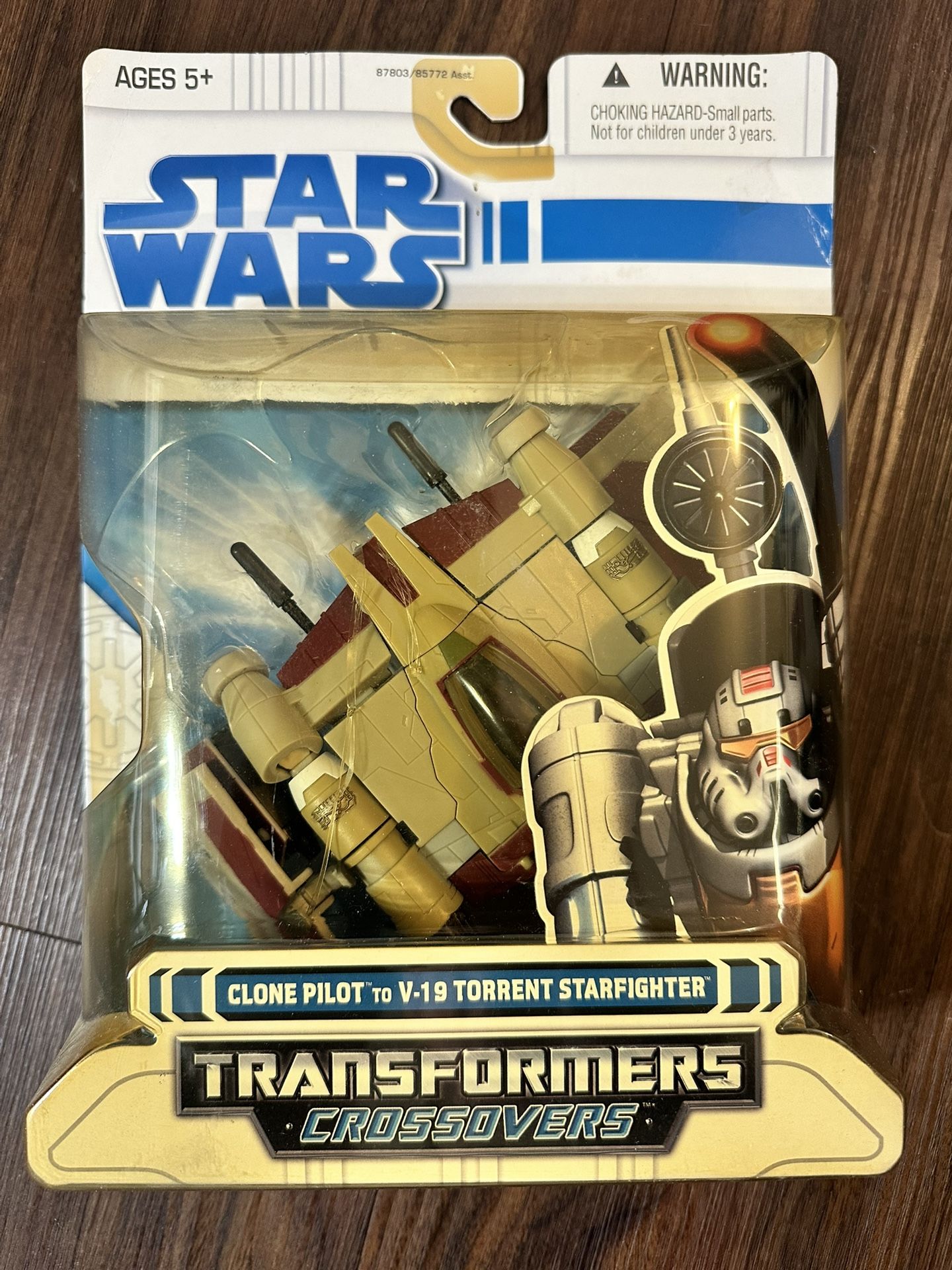 Factory Sealed Original 2008 Hasbro Star Wars Transformers Clone Pilot V 19 Torrent Action Figure