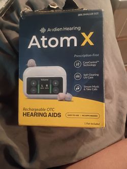 Audien Hearing Atom X Rechargeable OTC Hearing Aids