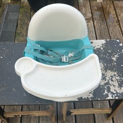 Baby Booster Seat Can Strap To Chair FREE!