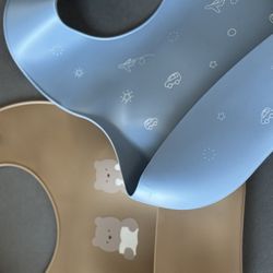 Silicone Bib For Kids 2-pieces