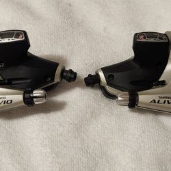 Shimano Alivio ST-M410 3x8/24 Speed MTB Bike Brake Shifter Sets V-Brake