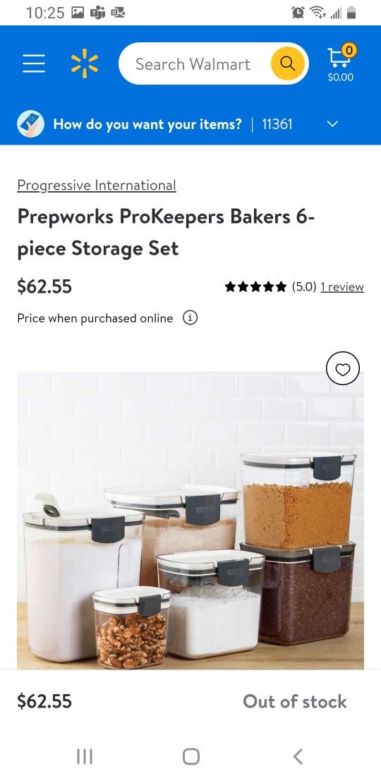 Progressive International PrepWorks ProKeeper 6 Piece Food Storage