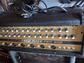 Rogue 6 Channel powered mixer, good condition