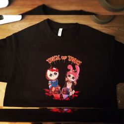 Chucky & Bride Of Chucky Trick or Treat Custom Tshirt 