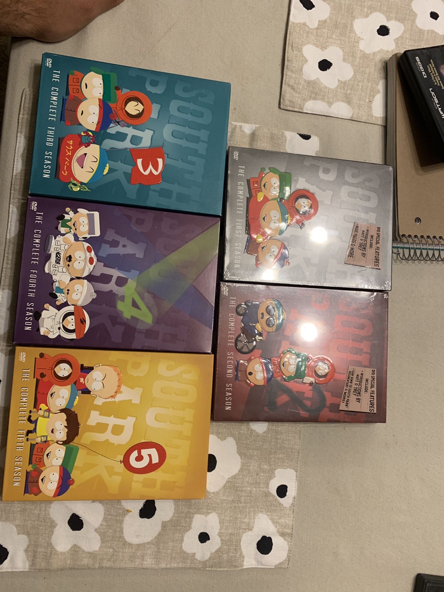 South Park DVD seasons 1-5