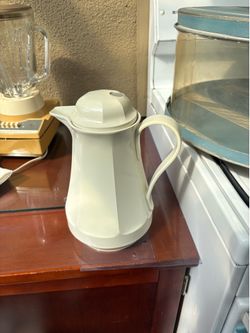Beautiful ivory color Thermos Flask by thermos co. Made in Germany