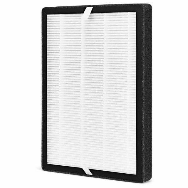 Costway EP24050 4-in-1 Air Purifier Replacement Composite Filter with HEPA Activated Carbon Filter