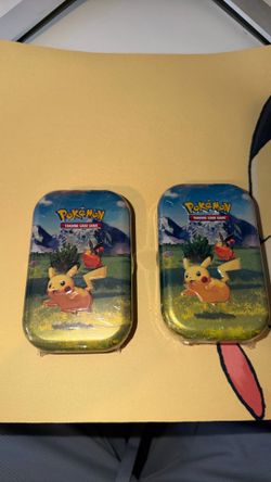 Ascended Heroes Mini Tin - Pokemon TCG Sealed Pikachu and Tepig Mini Tin