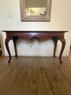 Table and mirror