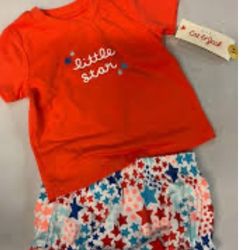 Baby First 4th Of July Set New 3-6mo 
