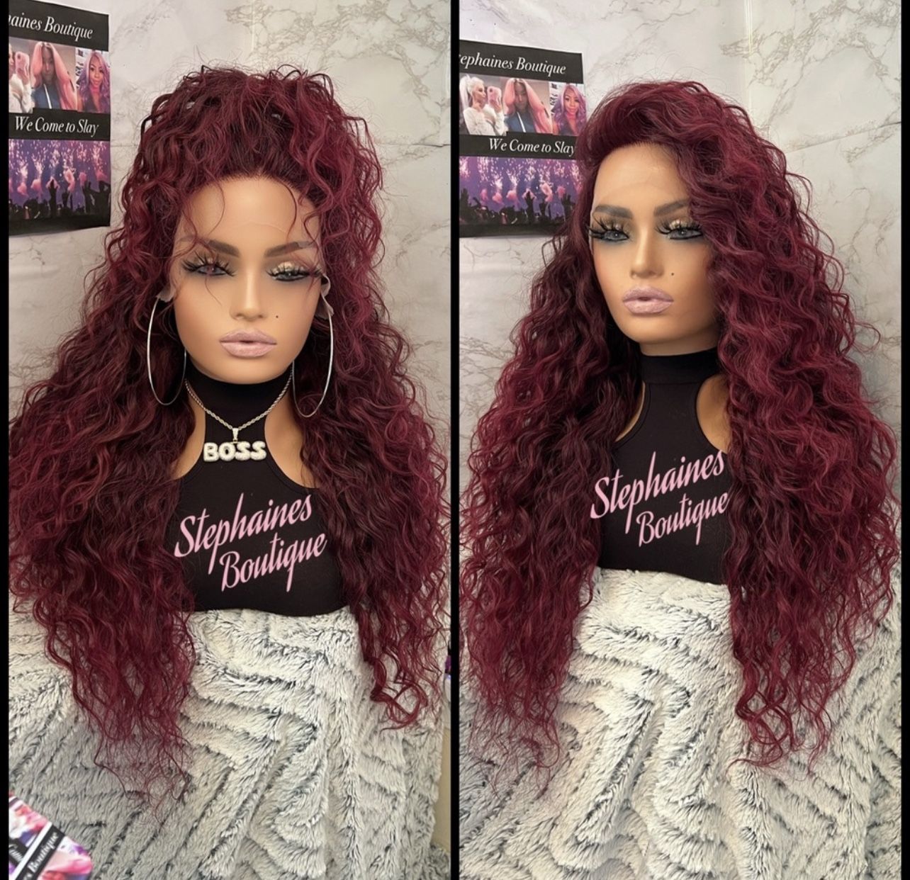 Human Hair Blended Lace Front Wig