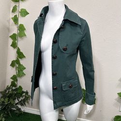 Gap Forest Green denim jacket