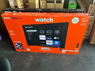 65" Onn 4k Smart Roku Tv