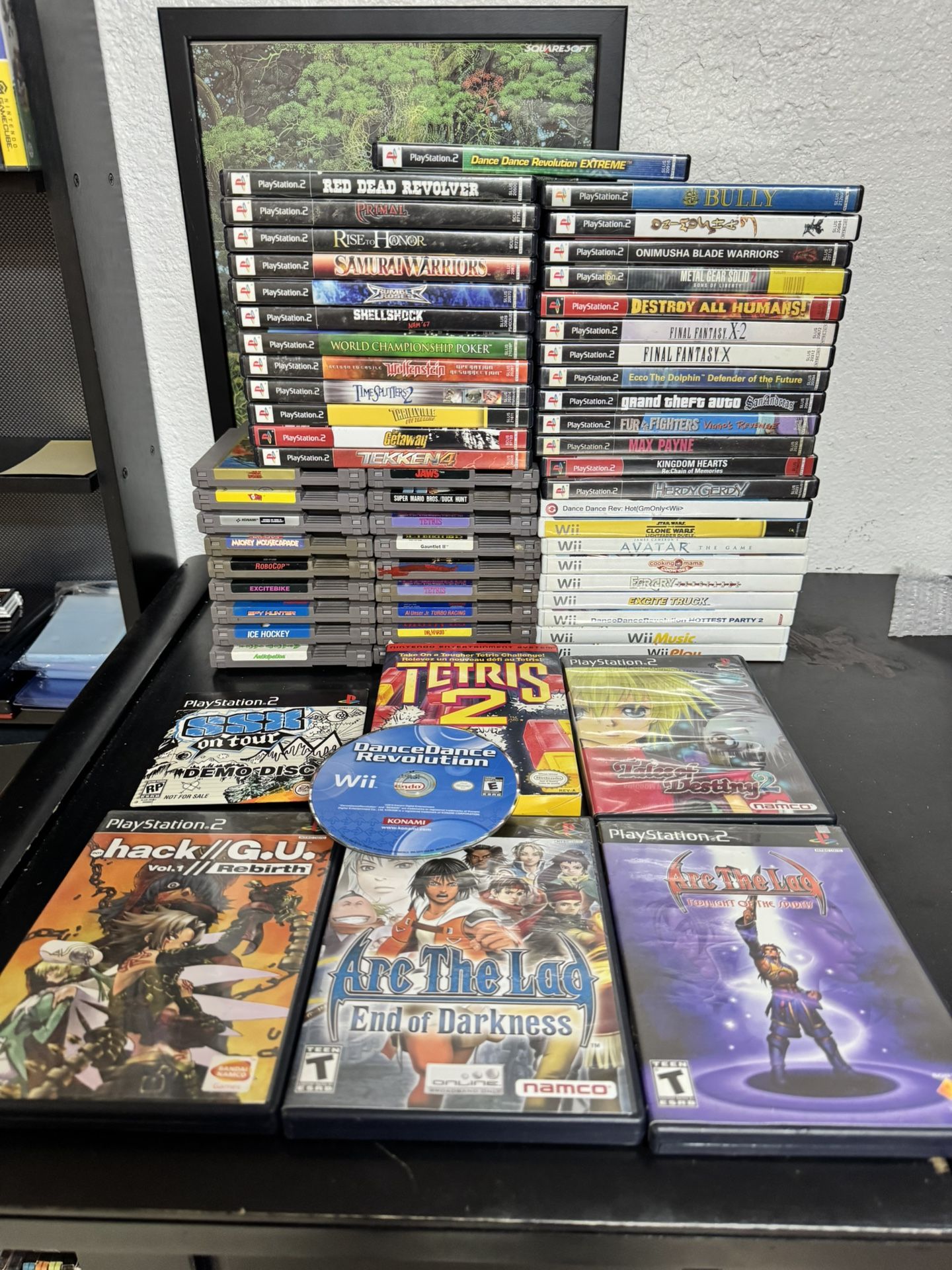 Ps2 Nintendo Wii And NES Games Lot Bundle!