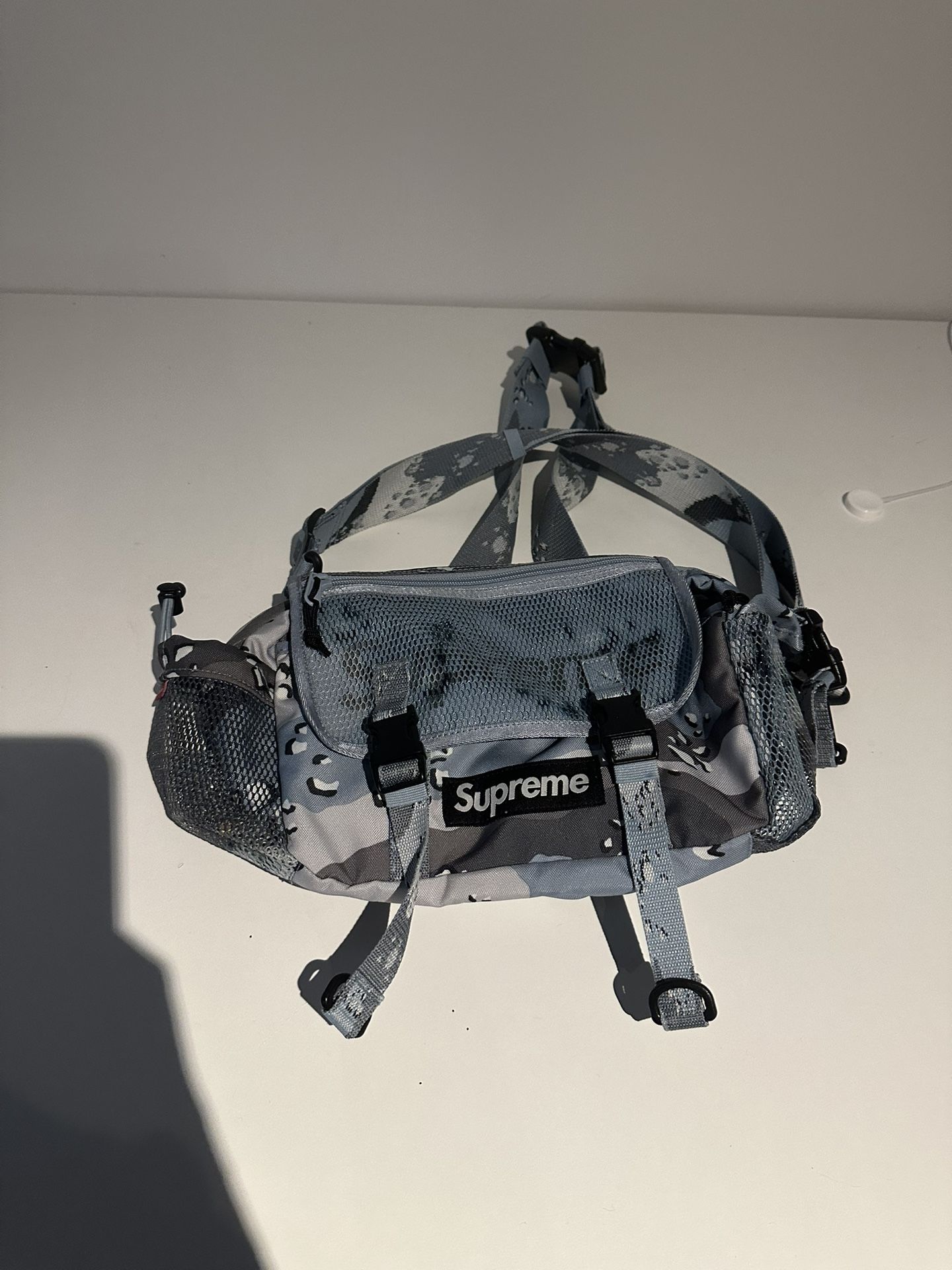 Supreme Blue Camo Waist Bag π