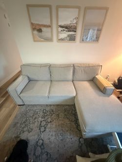 Sleeper Sectional Sofa with Storage
